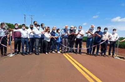 Caazapá: Inauguran tramo que une Tavaí con María Auxiliadora - Noticiero Paraguay