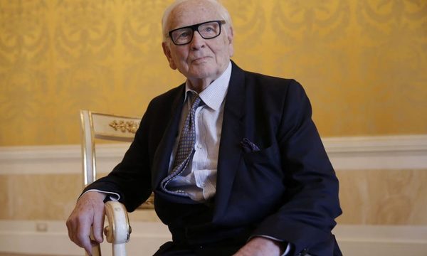 Murió el diseñador de moda francés Pierre Cardin