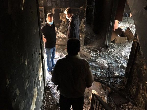 PERITAJE INICIAL EVALÚA DAÑOS TRAS INCENDIO EN EL CABILDO
