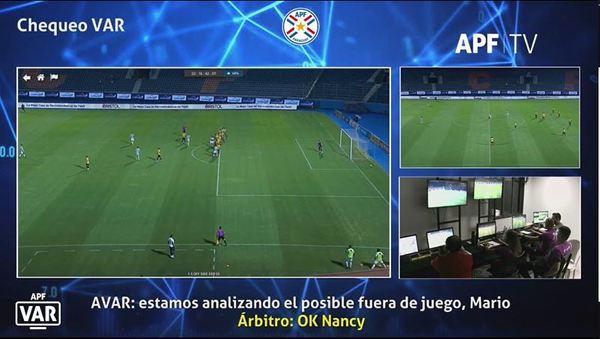 Desde la óptica del VAR: Así anularon el polémico gol a Guaireña - Megacadena — Últimas Noticias de Paraguay
