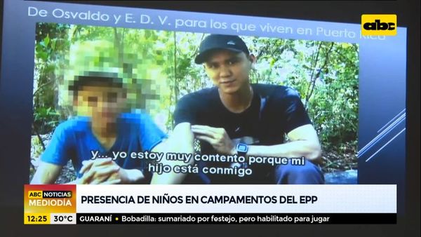 Presencia de niños en campamentos del EPP - ABC Noticias - ABC Color