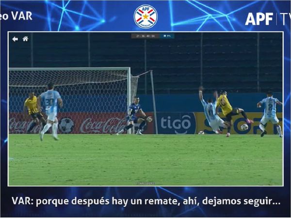 Así vio el VAR el penal que pidió todo Guaireña