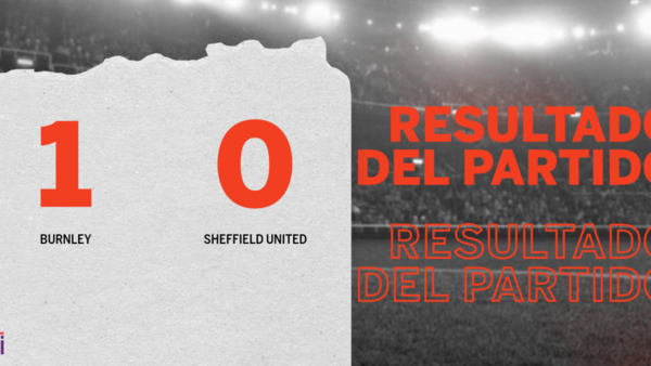 A Burnley le alcanzó con un gol para derrotar a Sheffield United en el estadio Turf Moor