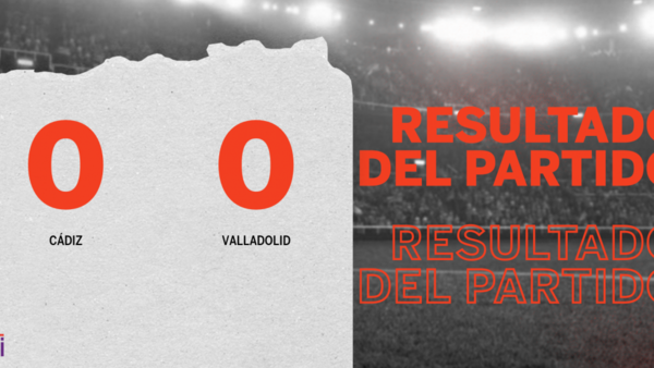 Cádiz y Valladolid no se sacaron ventaja y terminaron sin goles