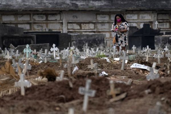 Brasil registra 1.111 muertes este martes, mayor número diario en tres meses - Mundo - ABC Color