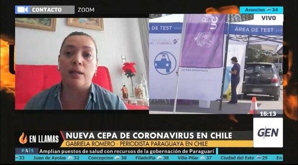 HOY / Gabriela Romero, periodista paraguaya en Chile, sobre la nueva cepa del coronavirus