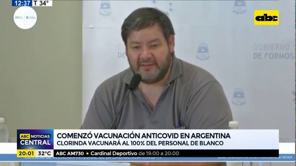 Comenzó vacunación anticovid en Argentina - ABC Noticias - ABC Color