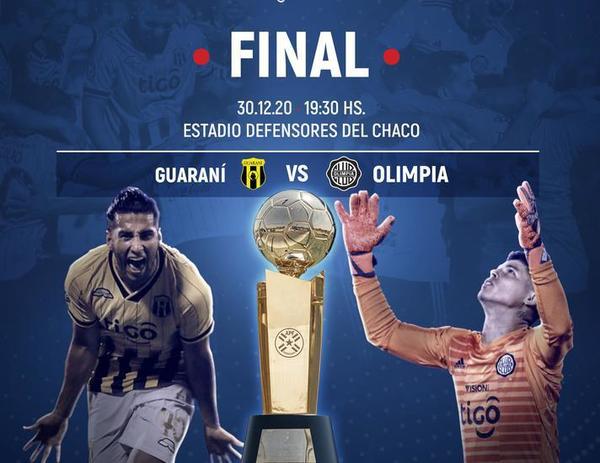 Guaraní y Olimpia definen el campeonato clausura esta noche en el Defensores del Chaco