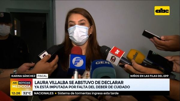 Laura Villalba se abstuvo de declarar - ABC Noticias - ABC Color