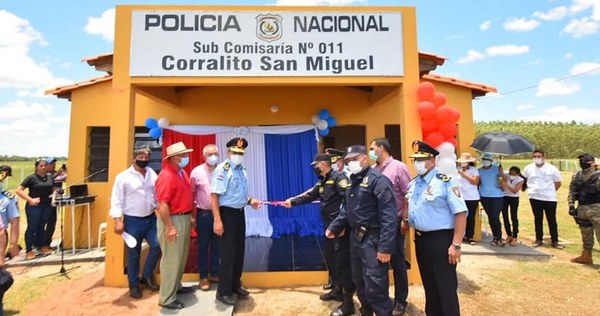Caazapá: Inauguran nueva Subcomisaría en Moisés Bertoni - Noticiero Paraguay