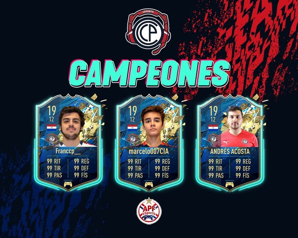 APF eSports: ¡Cerro Porteño es tricampeón de la eCopa! - Megacadena — Últimas Noticias de Paraguay