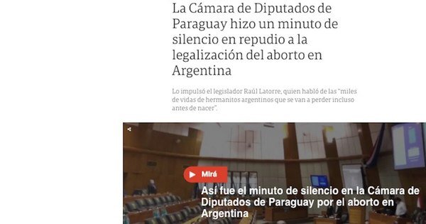 La Nación / Repercusión en medios extranjeros