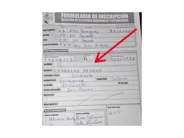 Denuncian un total de 32 inscripciones irregulares en Puerto Casado