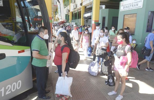 Terminal y mercados, con mucha gente - Nacionales - ABC Color