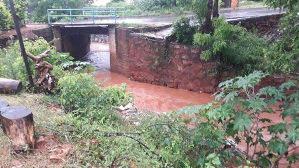 Casas en peligro de derrumbe