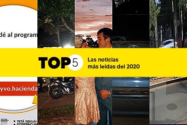 Estas son las cinco noticias más leídas del 2020 - Nacionales - ABC Color