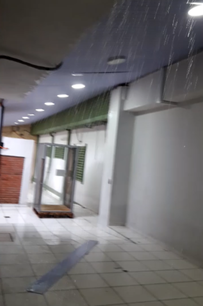 ¡Llueve más adentro que afuera! Goteras en el Hospital de Encarnación