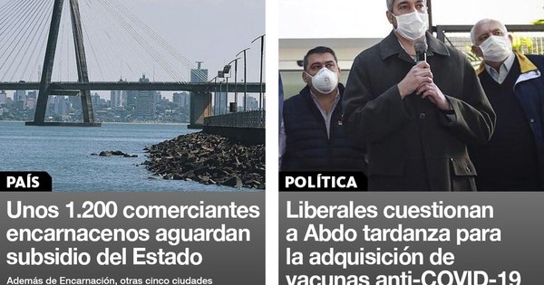 La Nación / Destacados de la mañana del 31 de diciembre