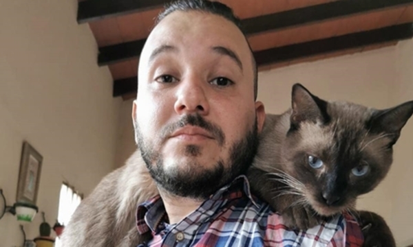 Ragnar, el gato de José Ayala, hizo un pedido a la gente