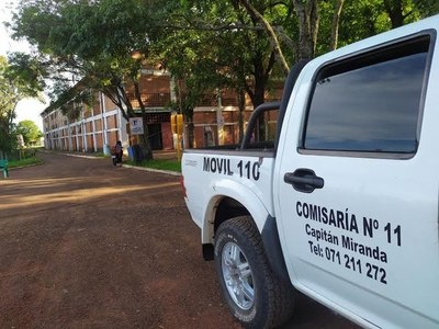 ANTE CIERRE DE LA COMISARÍA DE CAPITÁN MIRANDA, AGENTES PRESTAN SERVICIOS EN EL POLIDEPORTIVO