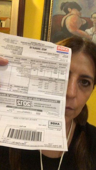 Tana Schémbori denuncia sobrefacturación de la ANDE