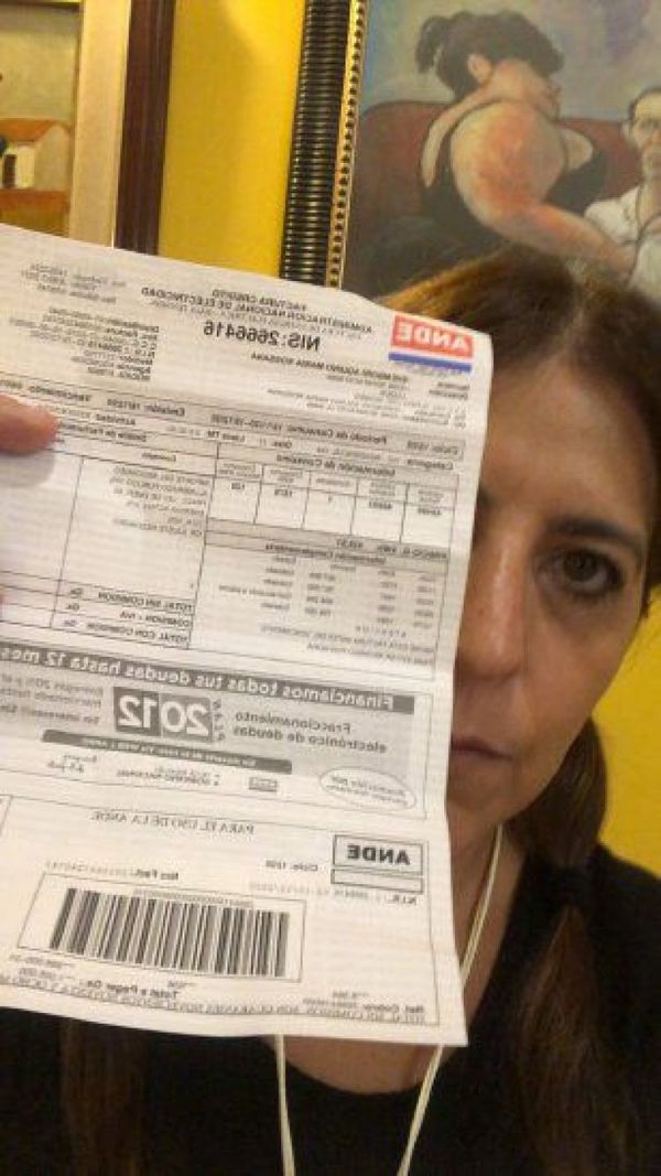 Tana Schémbori denuncia sobrefacturación de la ANDE