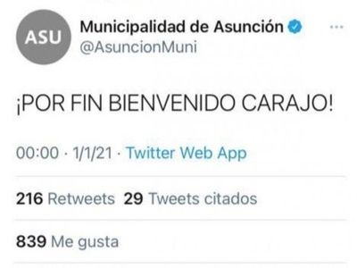 El mensaje de fin de año de la Muni que causa roncha en las redes
