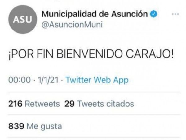 El mensaje de fin de año de la Muni que causa roncha en las redes