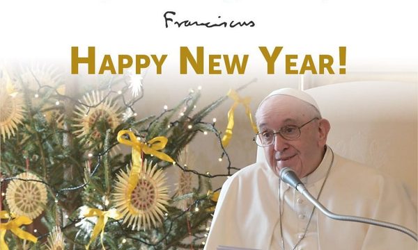 El papa Francisco desea Feliz Año Nuevo