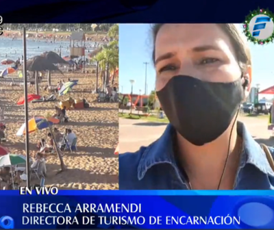 Playas de Encarnación con estricto protocolo pero violando decreto