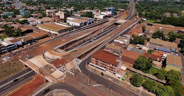 La Nación / Multiviaducto de CDE llegó al 86% de avance en obras al finalizar el 2020