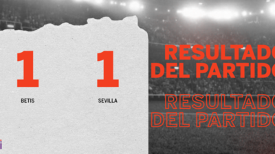 Reparto de puntos en el empate a uno entre Betis y Sevilla