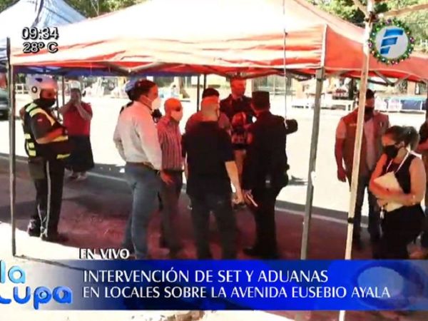 Verifican a comerciantes sobre Eusebio Ayala