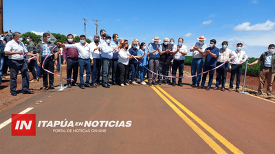 CELEBRAN ASFALTADO A TAVA’I Y AGUARDAN CONEXIÓN CON NARANJITO