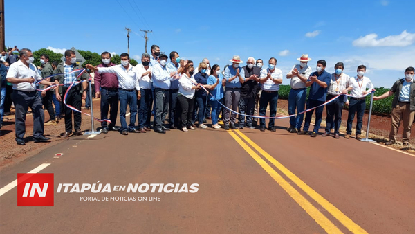 CELEBRAN ASFALTADO A TAVA’I Y AGUARDAN CONEXIÓN CON NARANJITO