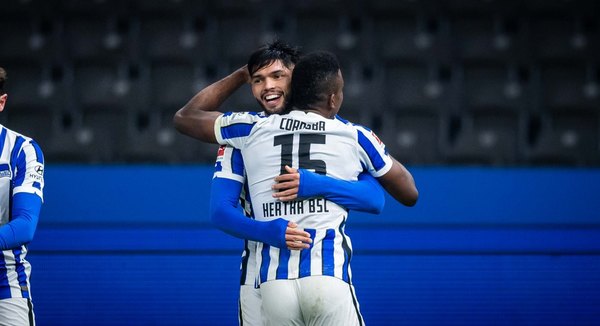 Hertha golea en la Bundesliga con Alderete como titular y figura