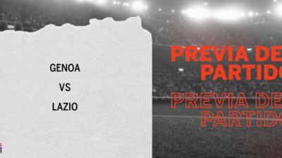 Por la Fecha 15 se enfrentarán Genoa y Lazio