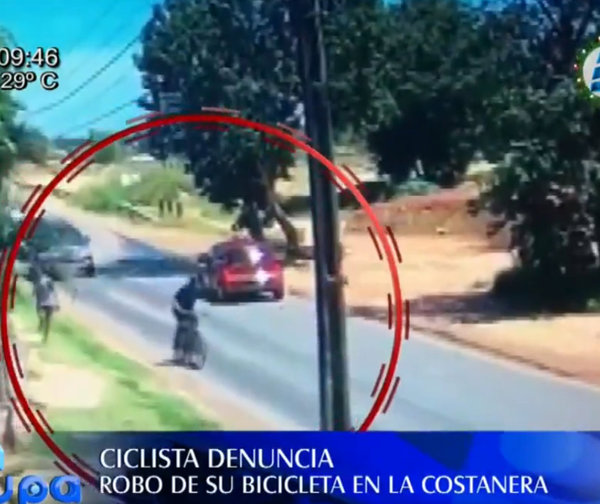 Así despojaron de su bicicleta a un ciclista en la Costanera