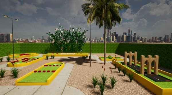 HOY / Compatriotas residentes en Nueva York alistan primer local de Minigolf en Paraguay