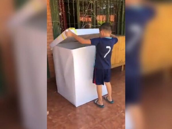 "Te extrañé mucho", el emotivo encuentro de un hijo con su madre
