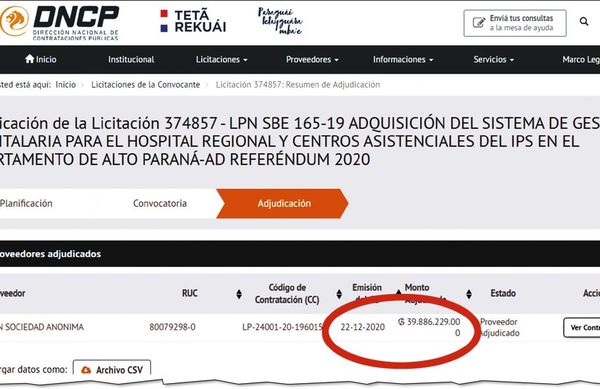 En época de fiestas, IPS concretó cuestionada compra de software - Nacionales - ABC Color