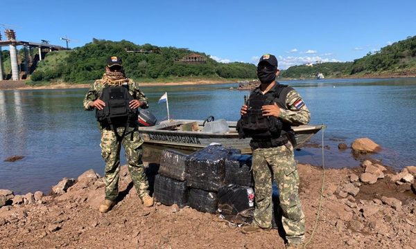 Incautan mercaderías a orillas del Paraná