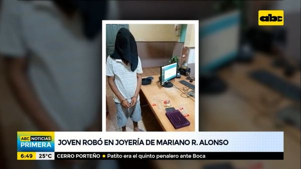 Roban una joyería en Mariano Roque Alonso - ABC Noticias - ABC Color