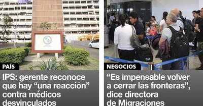 La Nación / Destacados de la mañana del 4 de enero