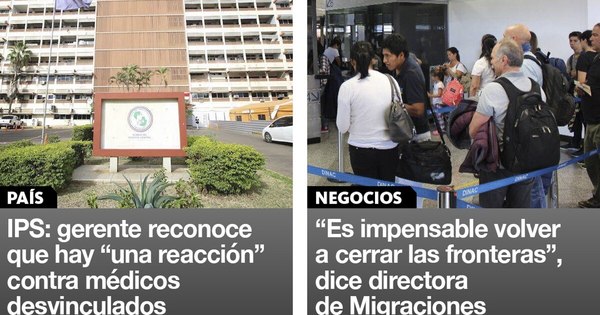 La Nación / Destacados de la mañana del 4 de enero
