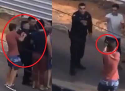 Crónica / (VIDEO) Arriero le sacó y apuntó a volai con su propia arma