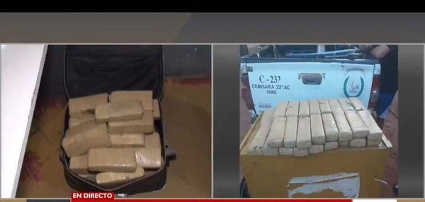 HOY / Tras limpieza, vecinos hallaron maleta con 34 panes de marihuana en su interior