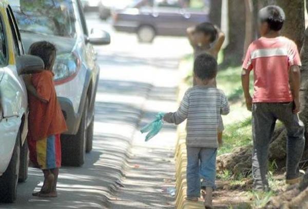 Registran 1.100 niños en situación de calle