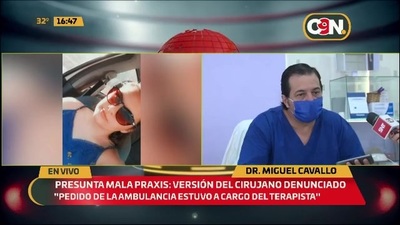 Presunta Mala Praxis: Versión del Cirujano denunciado - C9N