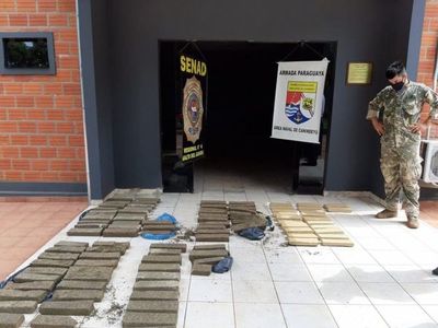 Incautan más de 100 kilos de marihuana prensada en Canindeyú